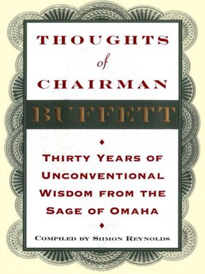 cover image of Thoughts of Chairman Buffett